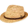 Swan | Men's Wheat Straw Fedora Hat | HTT1150