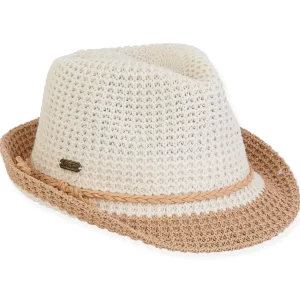 Taba | Women's Poly Braid Fedora Hat | HH2899