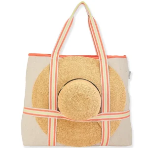 Talia | Artistic Shoulder Tote with Built-in Hat Carrier | SNS6590 | (Hat Not Included)