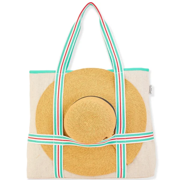 Talia | Artistic Shoulder Tote with Built-in Hat Carrier | SNS6590 | (Hat Not Included)