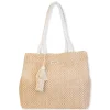 Tan, 70% Cotton/30% Poly Shoulder Tote | CE6729 A