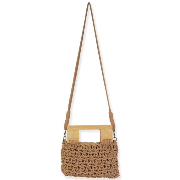 Tan, Cotton Crossbody | CE6650 B