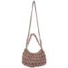 Tan, Cotton Shoulder Tote | CE6648 B