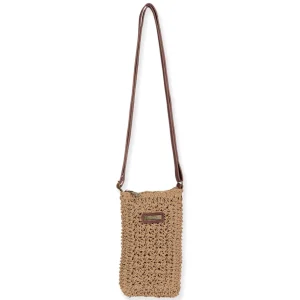Tan, Paper Crochet Crossbody | CE6718 B