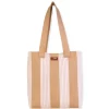Tan, Polyester Shoulder Tote | CE6664 A
