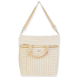 Tan, Polyester Shoulder Tote | CE6727 A