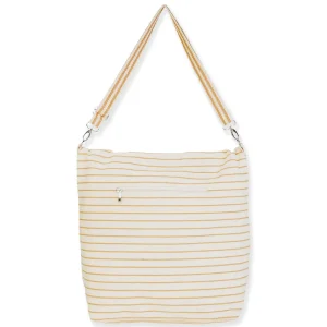 Tan, Polyester Shoulder Tote | CE6727 A
