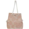 Tan, PP Straw Gap Tote | CE6737 A