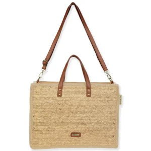 Tan, Seagrass/Cotton Rope Crossbody | CE6678
