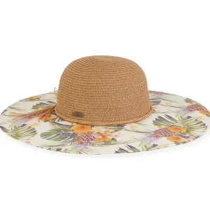 Travemunde | Women's Paper Straw Floppy Hat | HCJ362