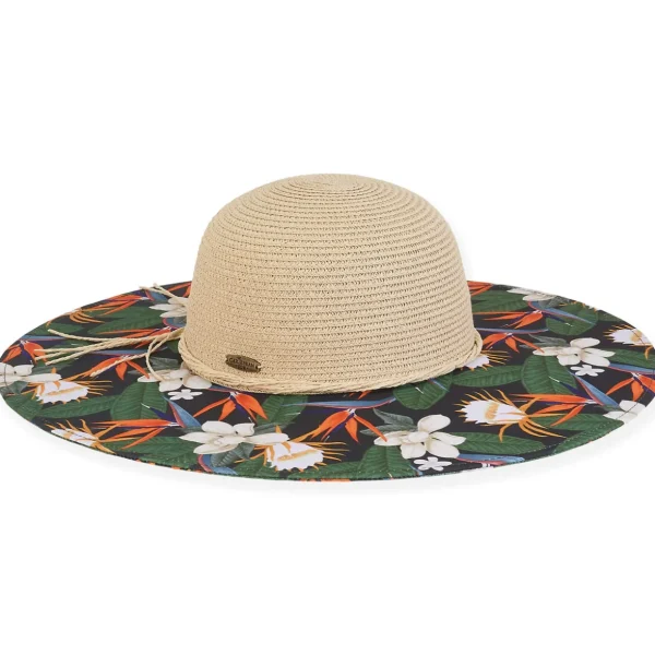 Travemunde | Women's Paper Straw Floppy Hat | HCJ362
