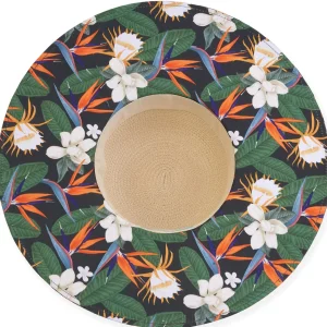 Travemunde | Women's Paper Straw Floppy Hat | HCJ362