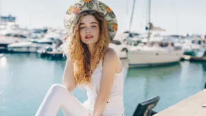 Travemunde | Women's Paper Straw Floppy Hat | HCJ362