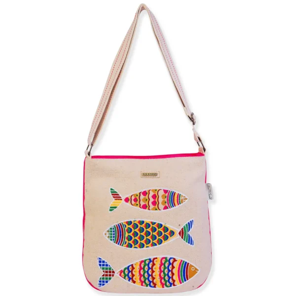 Tri Fish, Medium Crossbody | SNS6891