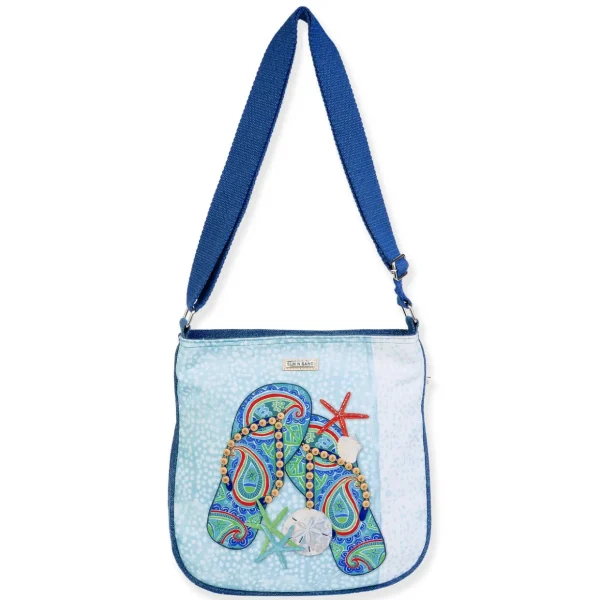 Tropical Flip Flop, Medium Crossbody | SD4791