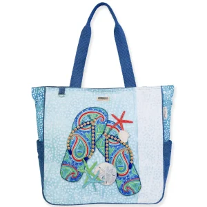 Tropical Flip Flop, Shoulder Tote | SD4790