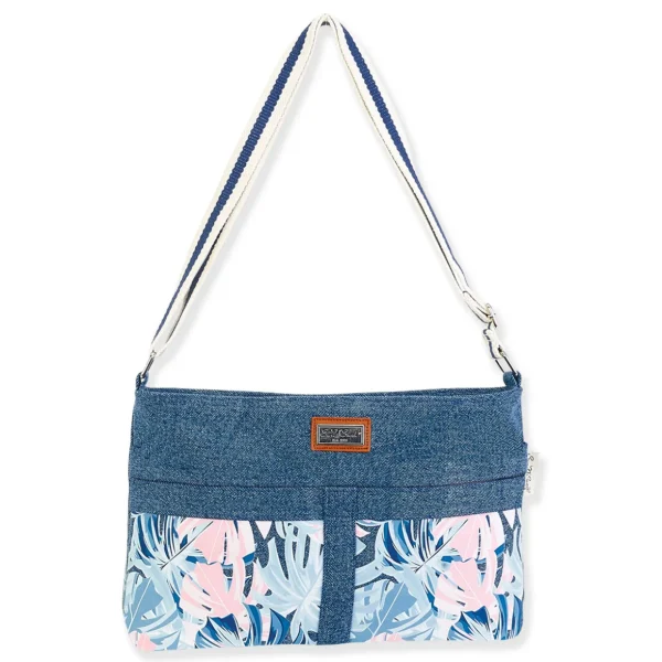Tropical Leaves | Beach Casuals E/W Crossbody | SNS6131