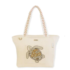 Turtle, Shoulder Tote Beaded Sealife | SNS6700 A
