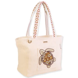 Turtle, Shoulder Tote Beaded Sealife | SNS6700 A
