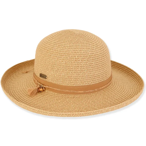 Vera | Women's Paper Braid Up Brim Hat | HH3099