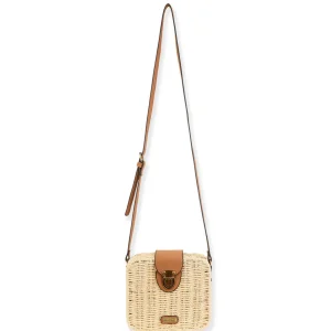 Vic | Natural Straw Crossbody | CE6494