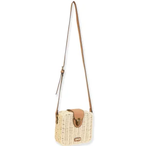 Vic | Natural Straw Crossbody | CE6494