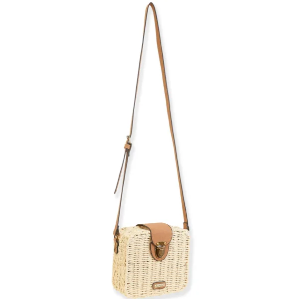 Vic | Natural Straw Crossbody | CE6494
