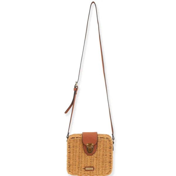 Vic | Natural Straw Crossbody | CE6494