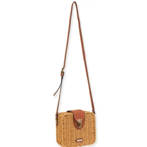 Vic | Natural Straw Crossbody | CE6494