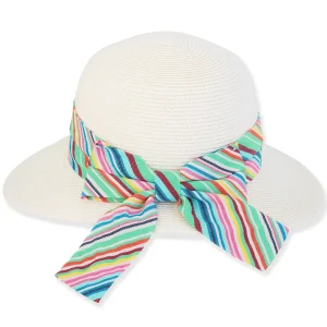 Victoria | Women's Paper Straw Backless Hat | HCJ398