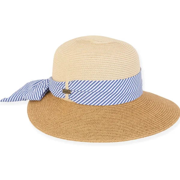 Villa | Women's Paper Straw Tapered Brim Hat | HH2838