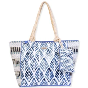 Watercolor Indigo, Shoulder Tote | SNS6770