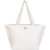 White, Poly Shoulder Tote | CE6667 A