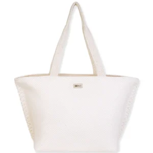 White, Poly Shoulder Tote | CE6667 A