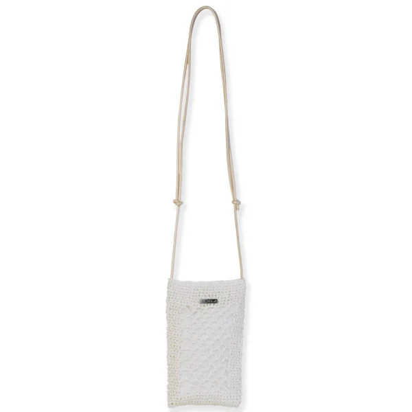White, Polyester Crossbody | CE6720 A