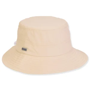 Women's Beige, Nylon Bucket, Brim 2.5" | Sun N Sand | HH3344 B