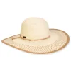 Women's Beige, Paper Straw Floppy, Brim 5" | Sun N Sand | HH3372 A