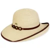 Women's Beige, Paperbraid Bucket, Brim 4" | Sun N Sand | HH3229 A
