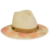 Women's Beige, Paperbraid Safari, Brim 3" | Caribbean Joe | HCJ443