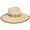 Women's Beige, Paperbraid Safari, Brim 4" | Sun N Sand | HH3253