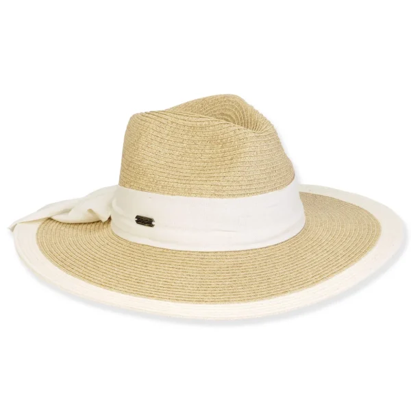 Women's Beige, Paperbraid Safari, Brim 3.5" | Sun N Sand | HH3252 A