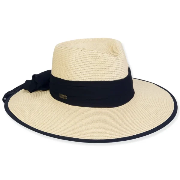 Women's Beige, Paperbraid Safari, Brim 4" | Sun N Sand | HH3251 A