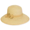 Women's Beige, Paperbraid Bucket, Brim 4" | Sun N Sand | HH3219 A