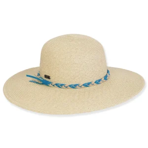 Women's Beige, Paperbraid Floppy, Brim 4" | Sun N Sand | HH3399 A