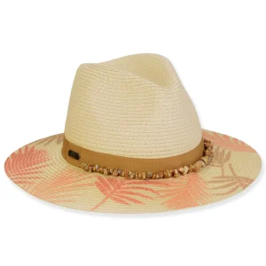 Women's Beige, Paperbraid Safari, Brim 3" | Caribbean Joe | HCJ443