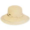 Women's Beige, Paperbraid Bucket, Brim 4" | Sun N Sand | HH3406 A