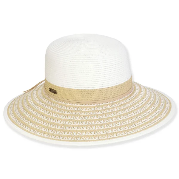 Women's Beige, Paperbraid Bucket, Brim 4" | Sun N Sand | HH3393 A