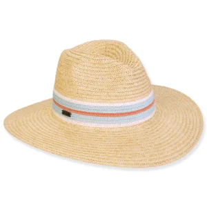 Women's Beige, Paperbraid Safari, Brim 3.5" | Sun N Sand | HH3366 B
