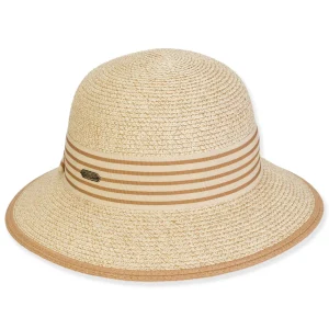 Women's Beige, Paperbraid Bucket, Brim 2.5" | Sun N Sand | HH3226 A