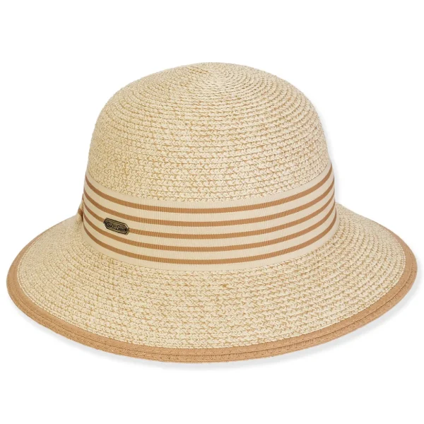 Women's Beige, Paperbraid Bucket, Brim 2.5" | Sun N Sand | HH3226 A